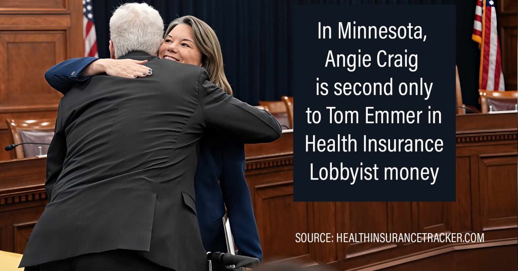 Companies including United Heatlhcare contribute to outside spending on Angie Craig's behalf.